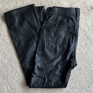MOTHER Black Flare & Wide Leg Jeans